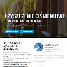 Strona internetowa Cleanos.pl